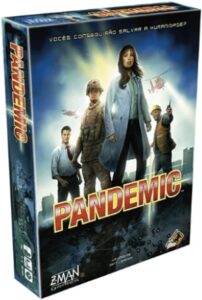 Pandemic, Jogo de Tabuleiro para Amigos, 2 a 4 jogadores, 45 minutos por partida